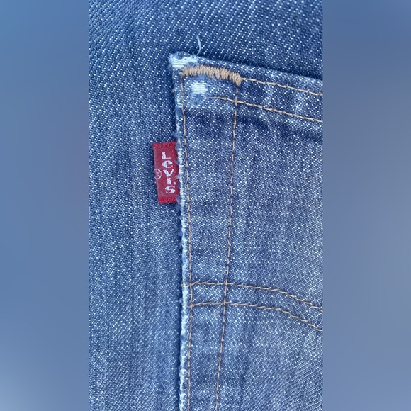 Vintage Levi distressed 515 boot cut size 33 x 34 - Picture 2 of 8